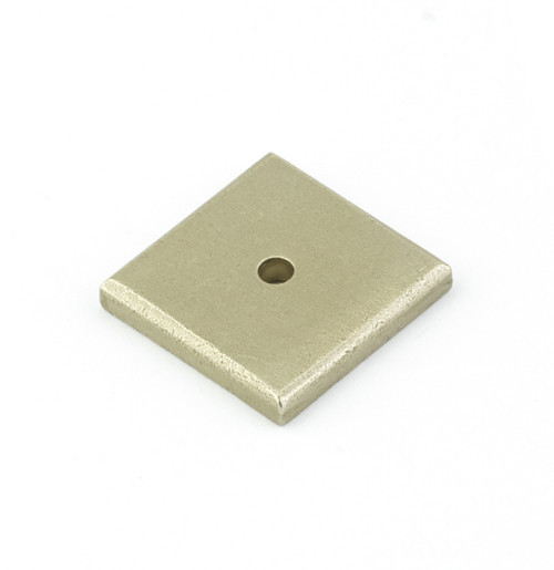 Emtek 86342TWB Tumbled White Bronze 1-1/4" Sandcast Bronze Square Back Plate