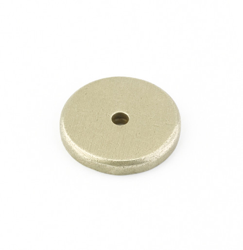 Emtek 86341TWB Tumbled White Bronze 1-1/4" Sandcast Bronze Round Back Plate