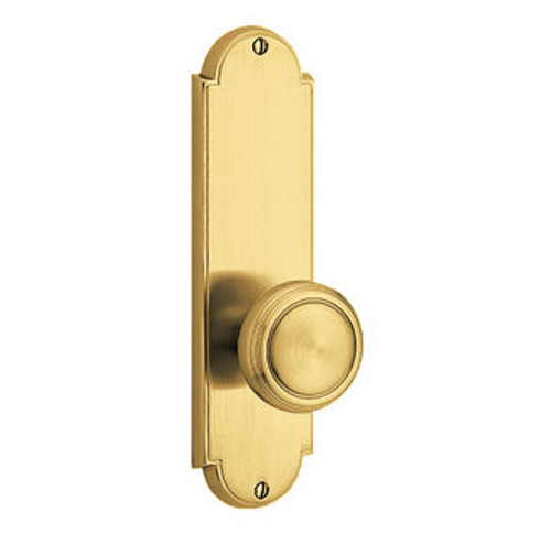 Emtek 8816US7 French Antique Delaware Style Non-Keyed Privacy Sideplate Lockset
