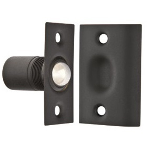 Emtek 8802US10B Oil Rubbed Bronze Ball Catch with Strikes and Screws