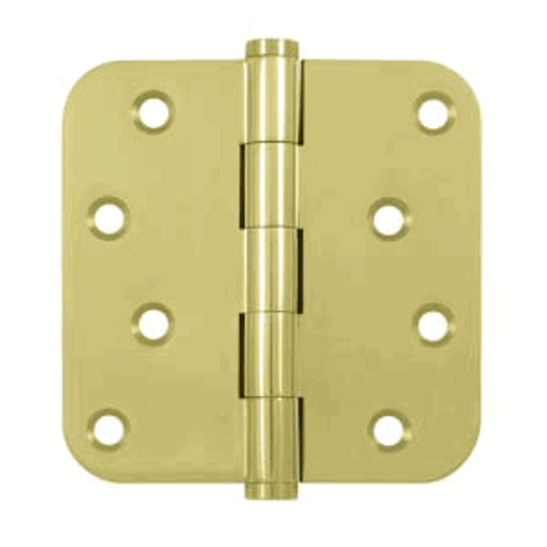 Emtek 91034US7 French Antique 4" 5/8" Radius Corner Residential Duty, Plain Bearing Plated Steel Hinge