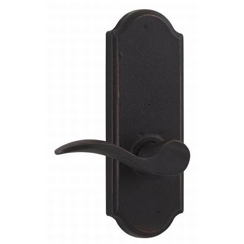 Weslock 7210H-2 Black Carlow Privacy Lever with Sutton Rosette