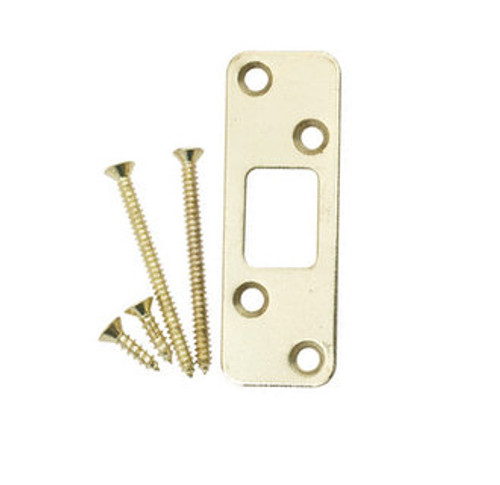 Emtek 93223US15 Satin Nickel 1-1/4" x 3-5/8" Heavy Duty Deadbolt Strike Plate