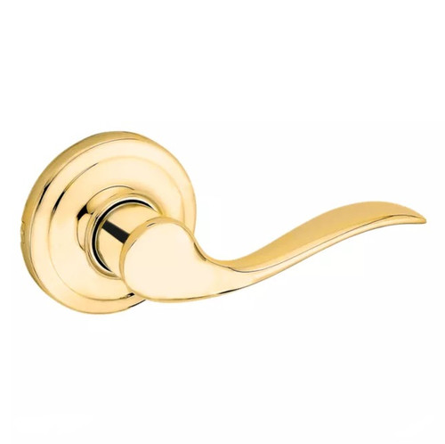 Kwikset 720TNL-3 Bright Brass Tustin Passage Lever