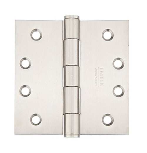 Emtek 9821432D Stainless Steel 4" Square Corner Heavy Duty, Plain Bearing Hinge