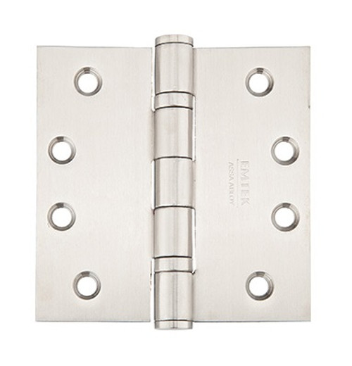 Emtek 9841432D Stainless Steel 4" Square Corner Heavy Duty, Ball Bearing Hinge