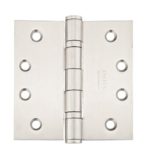 Emtek 9841532D Stainless Steel 4-1/2" Square Corner Heavy Duty, Ball Bearing Hinge