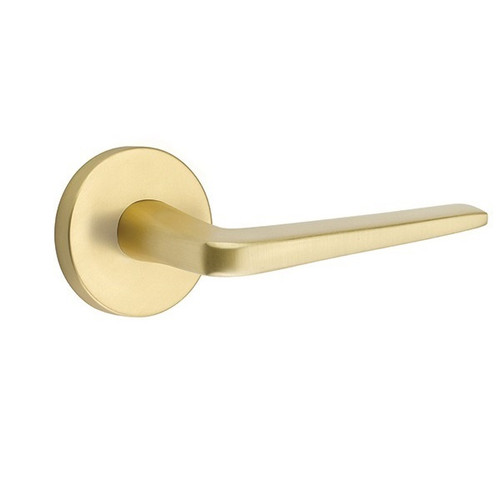 Emtek ATN-US4-PRIV Satin Brass Athena Privacy Lever with Your Choice of Rosette