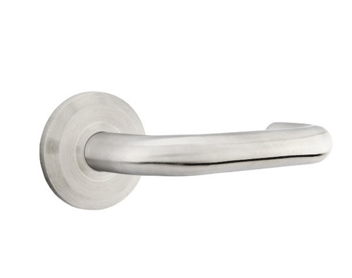 Emtek S300-XX-CO-SS Stainless Steel Cologne (Pair) Half Dummy Levers with Your Choice of Rosette