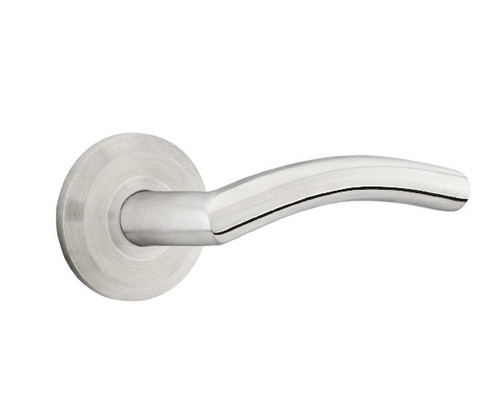 Emtek S300-XX-DD-SS Stainless Steel Dresden (Pair) Half Dummy Levers with Your Choice of Rosette