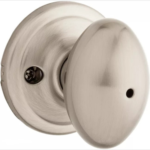 Kwikset 730L-15 Satin Nickel Laurel Privacy Knob