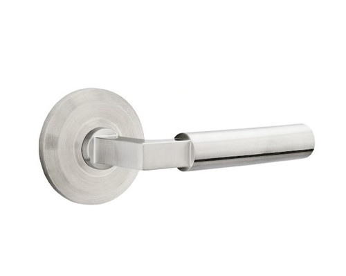 Emtek S200-XX-HS-SS Stainless Steel Hercules Privacy Lever with Your Choice of Rosette