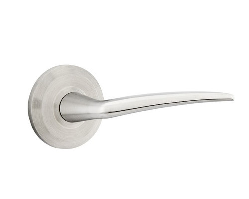 Emtek S200-XX-PO-SS Stainless Steel Poseidon Privacy Lever with Your Choice of Rosette