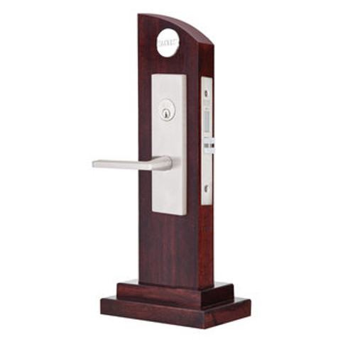 Emtek S3501SS Brushed Stainless Steel Mormont Style Single Cylinder Mortise Entry set with your Choice of Handle