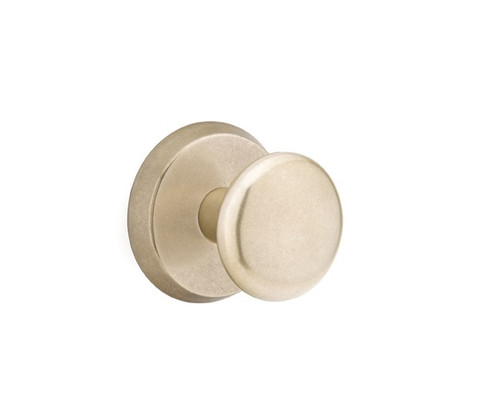 Emtek WC-TWB-PHD Tumbled White Bronze Winchester (Pair) Half Dummy Knobs with Your Choice of Rosette