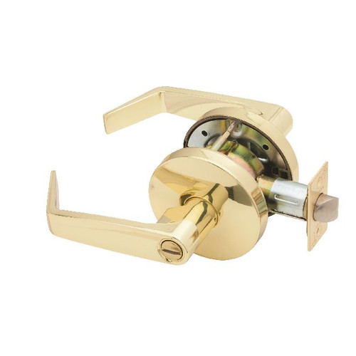 Falcon W301S-D-605 Bright Brass Dane Privacy Lever