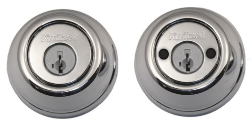 Kwikset 785-26 Bright Chrome Double Cylinder Deadbolt