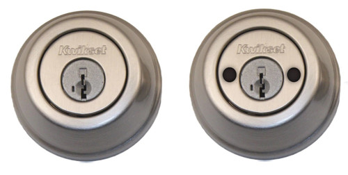 Kwikset 785-15 Satin Nickel Double Cylinder Deadbolt