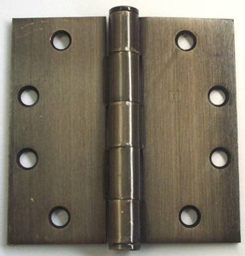 Hager 127931210A Antique Bronze Lacquered 3-1/2" Steel Full Mortise Architectural Hinge