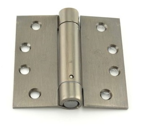 Hager 1250410A Antique Bronze Lacquered 4" Full Mortise Single Acting Square Corner Spring Hinge