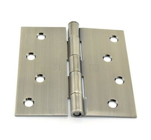 Hager 1741415A Antique Nickel 4" Full Mortise Steel Residential Hinge