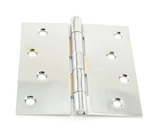 Hager 1741426 Polished Chrome 4" Full Mortise Steel Residential Hinge