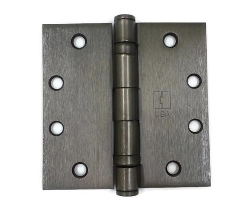 Hager BB127941210A Antique Bronze Lacquered 4-1/2" Steel Full Mortise Ball Bearing Architectural Hinge