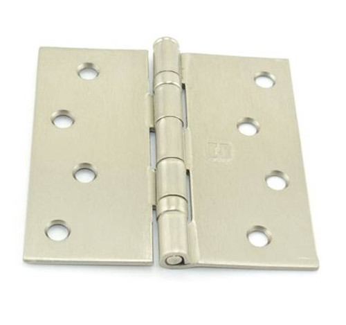 Hager BB1741415A Antique Nickel 4" Full Mortise Steel Residential Ball Bearing Hinge