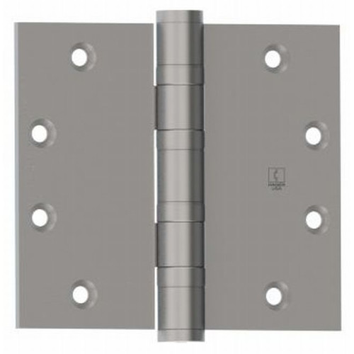 Hager BB119941232 Bright Stainless Steel 4-1/2" Full Mortise Heavy Weight Ball Bearing Hinge