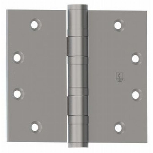 Hager BB119941215 Satin Nickel 4-1/2" Full Mortise Heavy Weight Ball Bearing Hinge