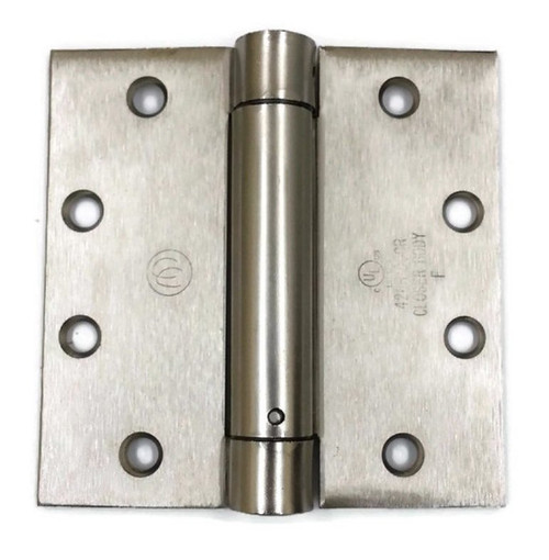 Hager EC110541226-3PK Polished Chrome 4-1/2" Full Mortise Standard Weight Spring Square Corner Hinge