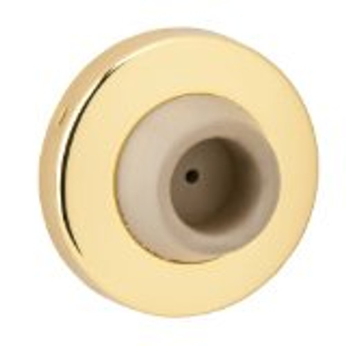 Ives WS406-CCV-US3 Polished Brass Concave Wall Stop w/Plastic Anchor