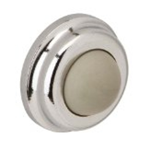 Ives WS404-US26 Polished Chrome Small 1" Diameter Wall Stop Convex Rubber
