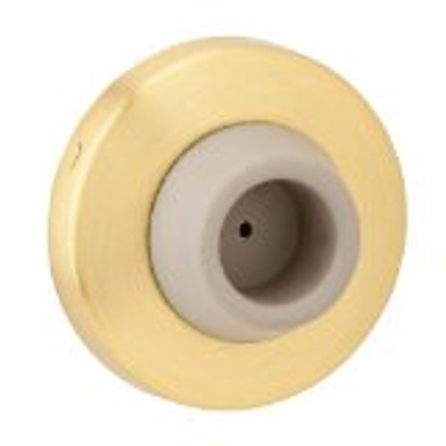 Ives WS407-CCV-US4 Satin Brass Concave Wall Stop w/Drywall Anchor