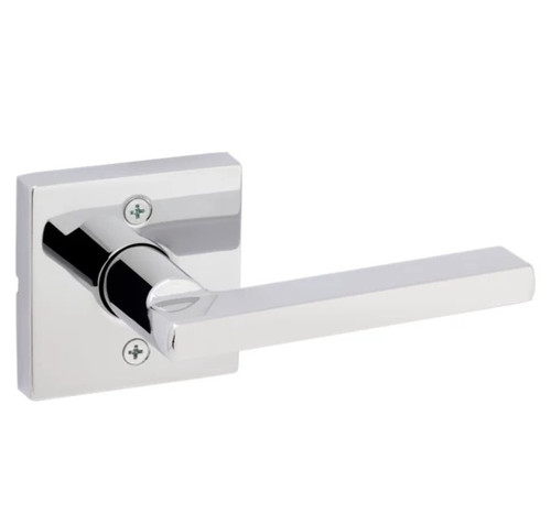 Kwikset 788HFLSQT-26 Polished Chrome Halifax Half Dummy Lever with Square Rose