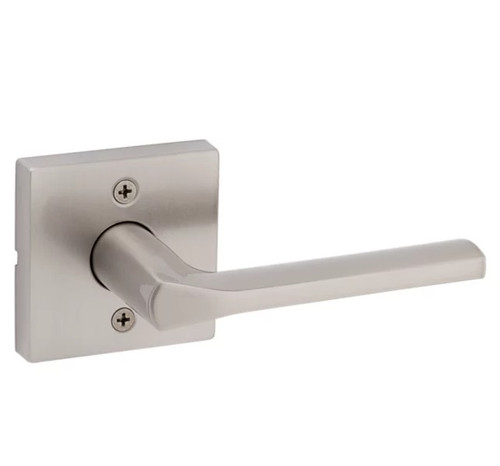 Kwikset 788LSLSQT-15 Satin Nickel Lisbon Half Dummy Lever with Square Rose