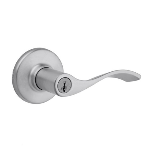 Kwikset 405BL-26D Satin Chrome Keyed Entry Balboa Lever