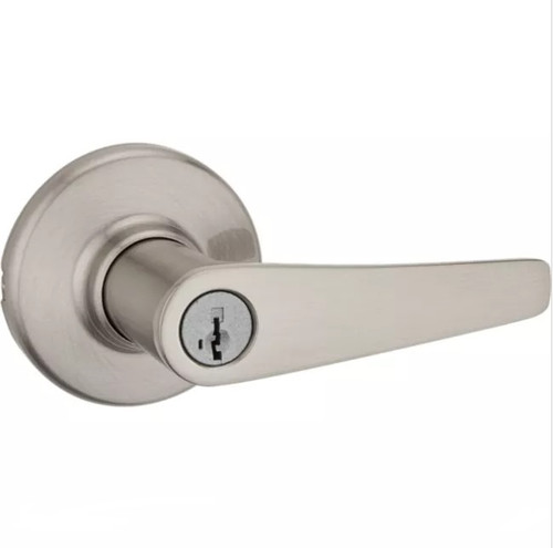 Kwikset 405DL-15 Satin Nickel Keyed Entry Delta Lever