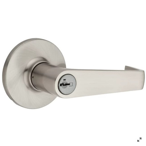 Kwikset 438CNL-US15 Satin Nickel Carson Keyed Entry Lever