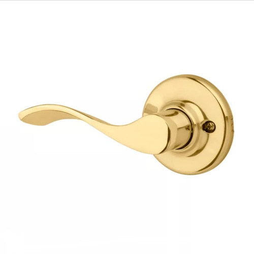 Kwikset 488BL-3 Bright Brass Balboa Dummy Lever