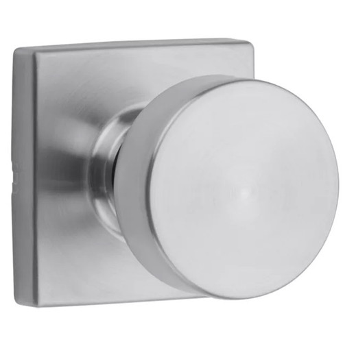 Kwikset 720PSKSQT-26D Satin Chrome Pismo Passage Knob with Square Rose