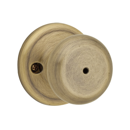 Kwikset 730J-US5 Antique Brass Juno Privacy Knob