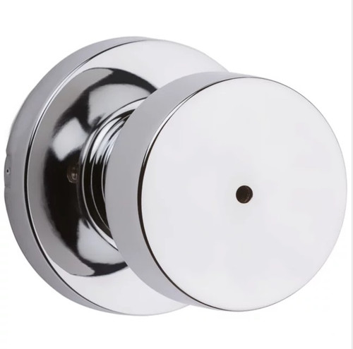 Kwikset 730PSKRDT-26 Polished Chrome Pismo Privacy Knob with Round Rose