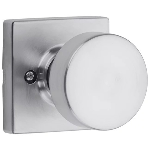 Kwikset 788PSKSQT-26D Satin Chrome Pismo Half Dummy Knob with Square Rose