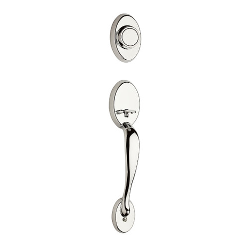 Kwikset 802CELIP-26 Chelsea Dummy Exterior Handleset Bright Chrome Finish