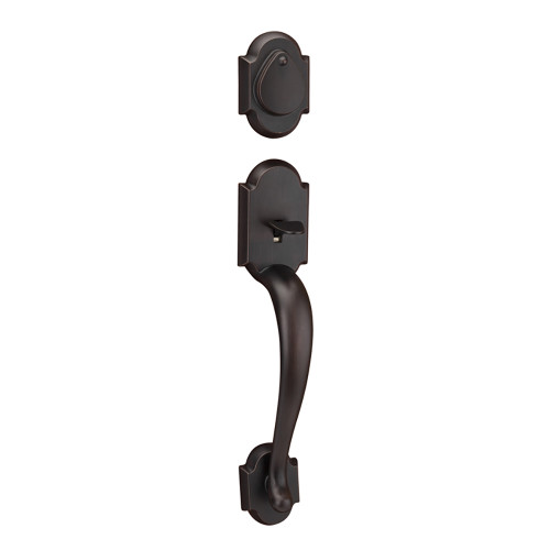 Kwikset 802AUHLIP-11P Venetian Bronze Austin Dummy Handleset (Exterior Side Only)