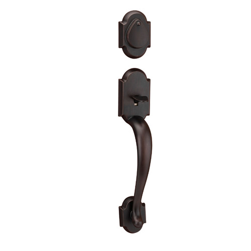 Kwikset 800AUHLIP-11P Venetian Bronze Austin Single Cylinder Handleset (Exterior Side Only)