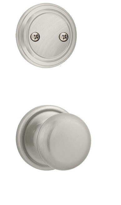 Kwikset 968H-15 Satin Nickel Hancock Knob Dummy Handleset (Interior Side Only)