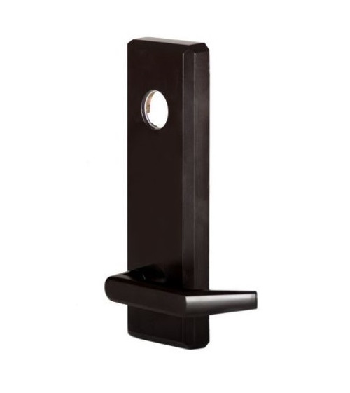Dormakaba QET160E613 Oil Rubbed Bronze Keyed Escutcheon with Sierra Lever (Classroom)