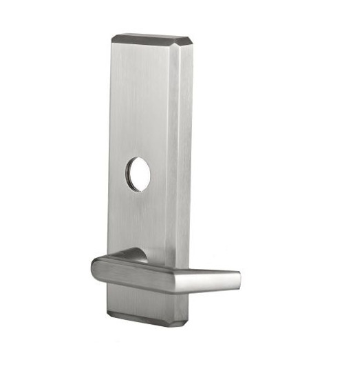 Dormakaba QET170E626 Satin Chrome Night Escutcheon with Sierra Lever (Storeroom)